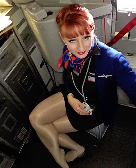 flight attendant nylons